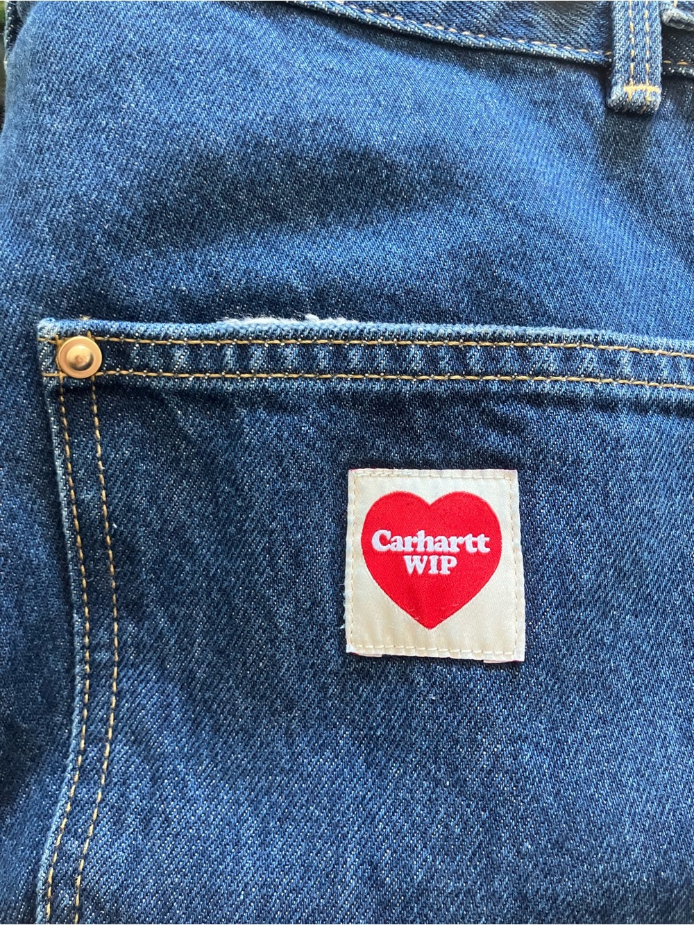 Carhartt WIP Women's Blue Denim Jeans WIP Heritage Collection size 30